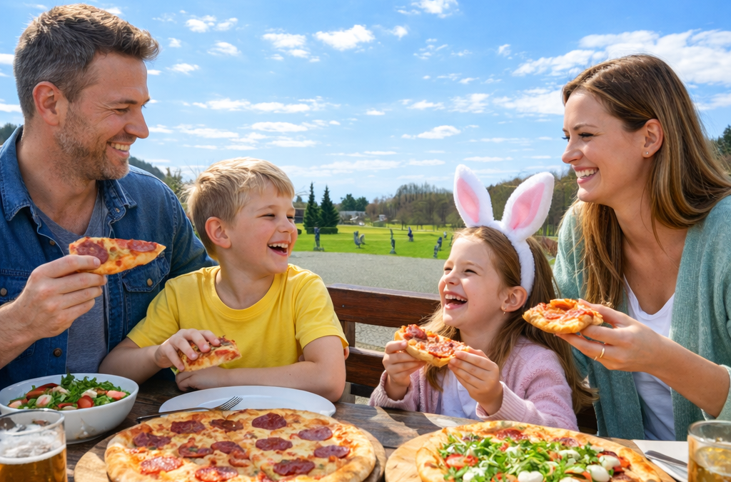 Special Easter menu and our wood-fired pizza