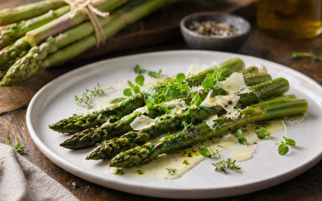 Asparagus specialties in the Lusatian Mountains